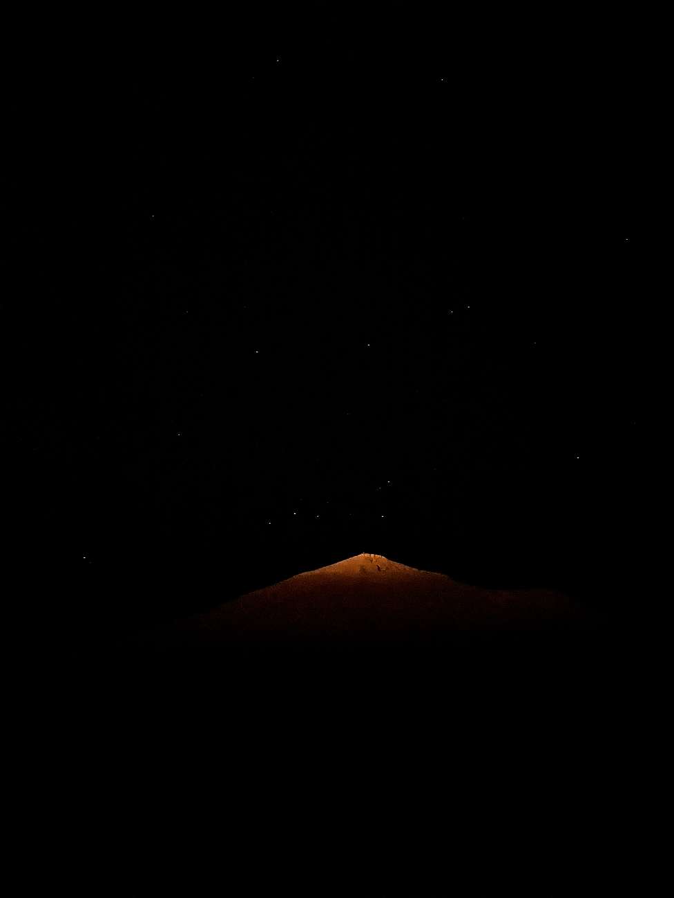 The Gates of Hell (Darwaza, Turkmenistan) - at night