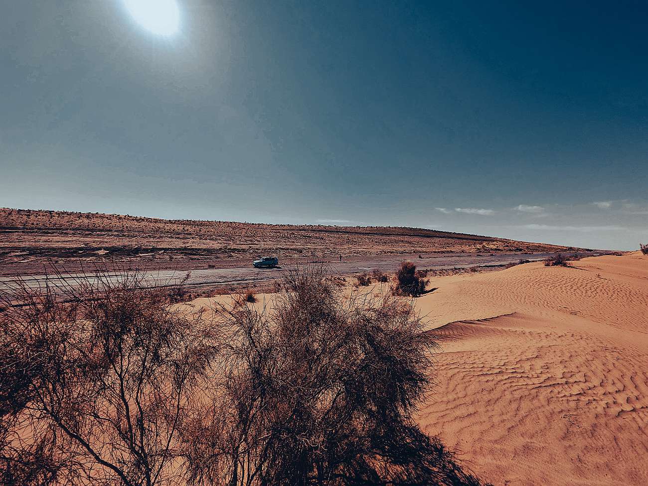 The Gates of Hell (Darwaza, Turkmenistan) - on the way back